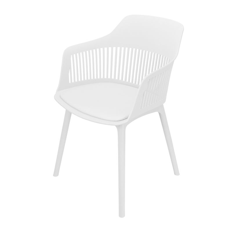 CadeiraCooperemPolipropilenoBrancocomAlmofadanoAssento68717