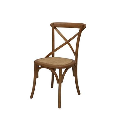 Cadeira Katrina Madeira Assento em Rattan Cor Betula - 18560