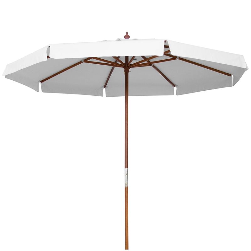 OmbrelloneIlhabelaCoberturaBagunBrancoHasteemMadeira240cm57285