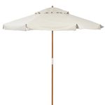 OmbrelloneIlhabelaCoberturaBagunBegeHasteemMadeira240cm68836