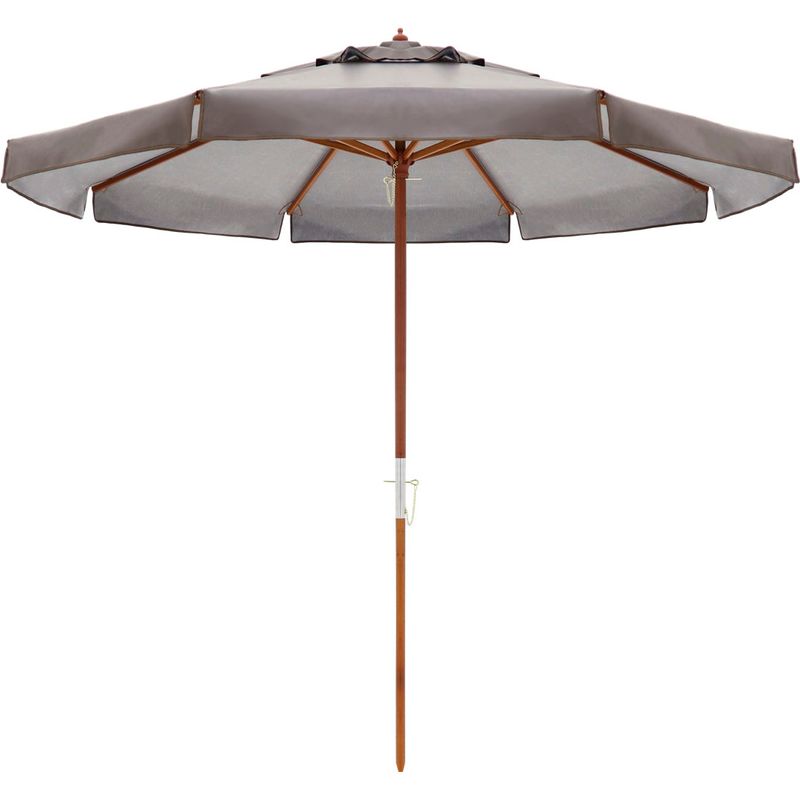 OmbrelloneIlhabelaCoberturaBagunMarromHasteemMadeira240cm68872