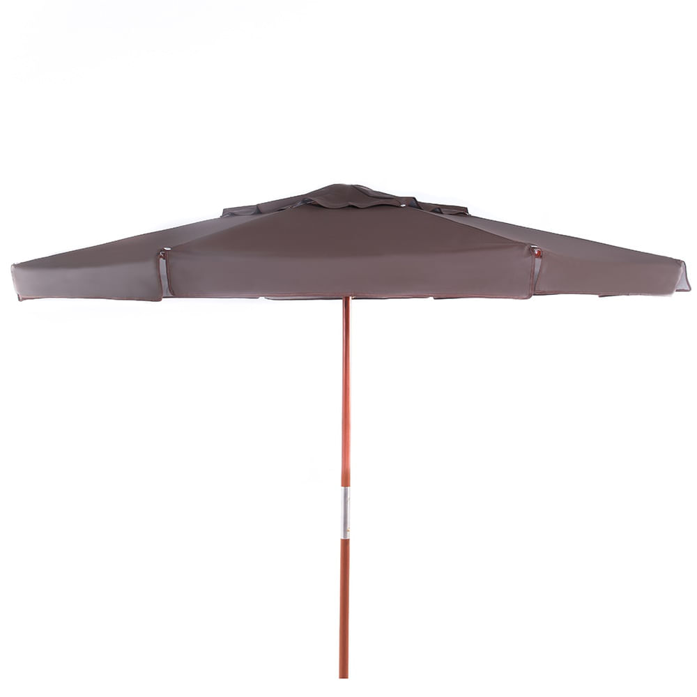 Ombrellone-Ilhabela---Cobertura-Bagun-Marrom---Haste-em-Madeira-240cm---68872
