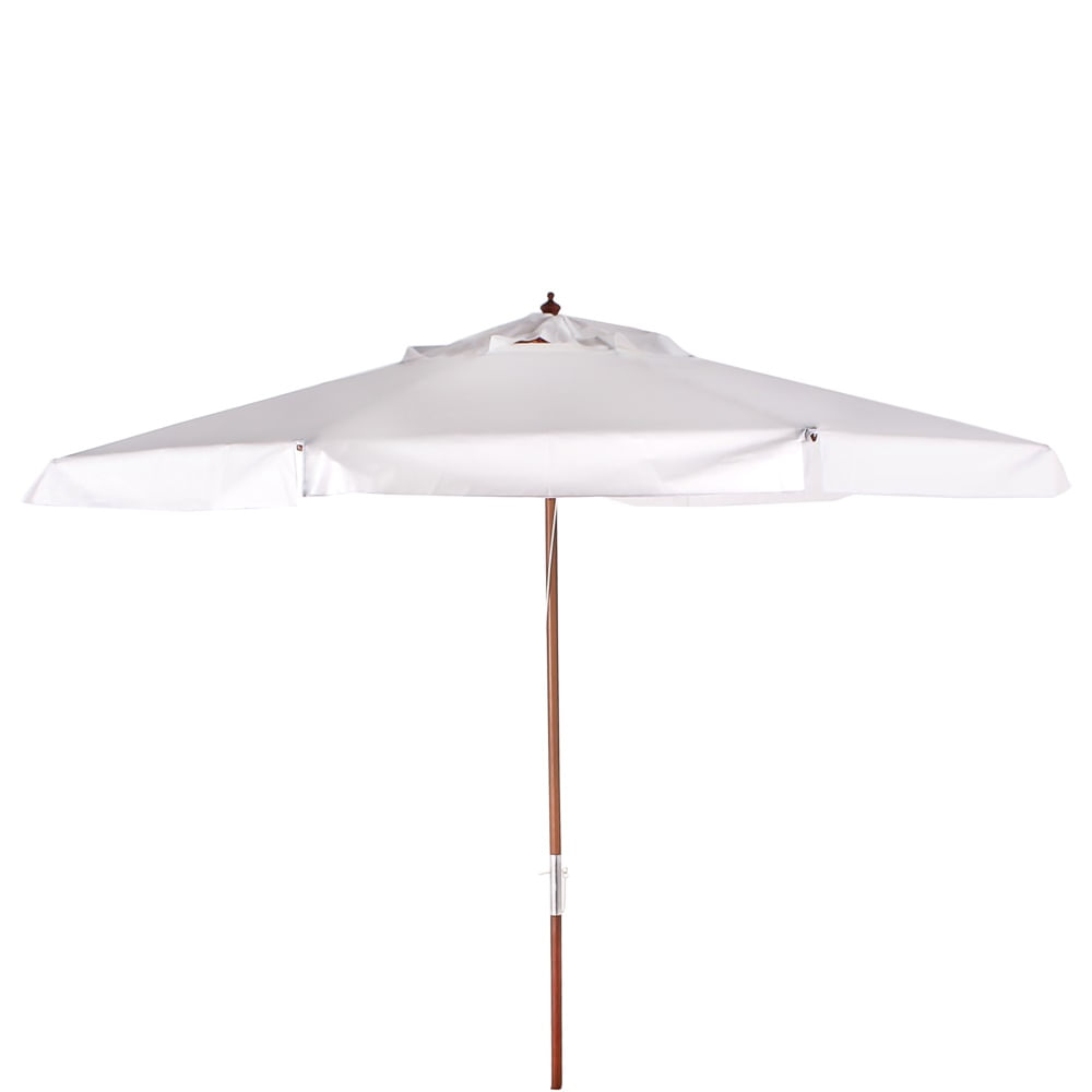Ombrellone-Ilhabela---Cobertura-Bagun-Branco---Haste-em-Madeira-300cm---68873