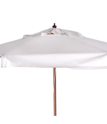 Ombrellone Ilhabela - Cobertura Bagum  Branco - Haste em Madeira 300cm - 68873
