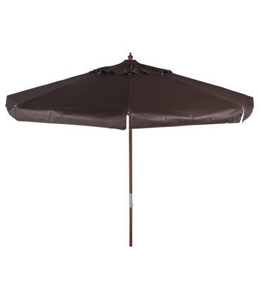 Ombrellone Ilhabela - Cobertura Bagum Marrom - Haste em Madeira 300cm - 68880