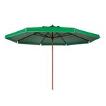 OmbrelloneIlhabelaCoberturaBagunVerdeHasteemMadeira400cm68877