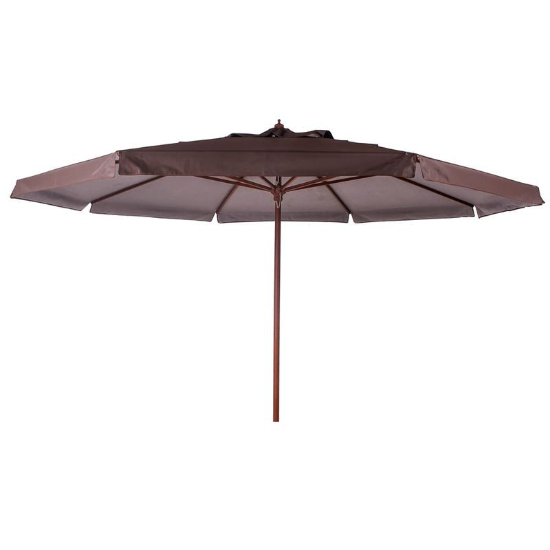 OmbrelloneAsturiasCoberturaBagunMarromHasteemMadeira400cm68917