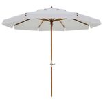 OmbrelloneBrisaBrancoVaretasemMadeiraAcionadocomManivela270cm68931
