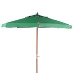 OmbrelloneBrisaVerdeVaretasemMadeiraAcionadocomManivela270cm68934