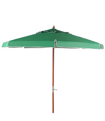 Ombrellone Brisa Verde - Varetas em Madeira - Acionado com Manivela 270cm - 68934