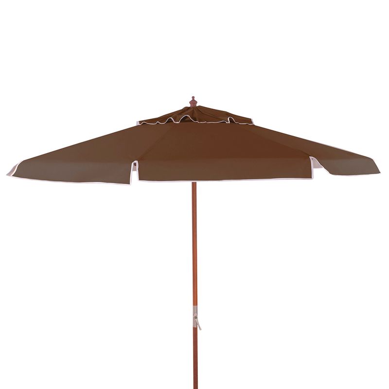 OmbrelloneBrisaMarromVaretasemMadeiraAcionadocomManivela270cm68936