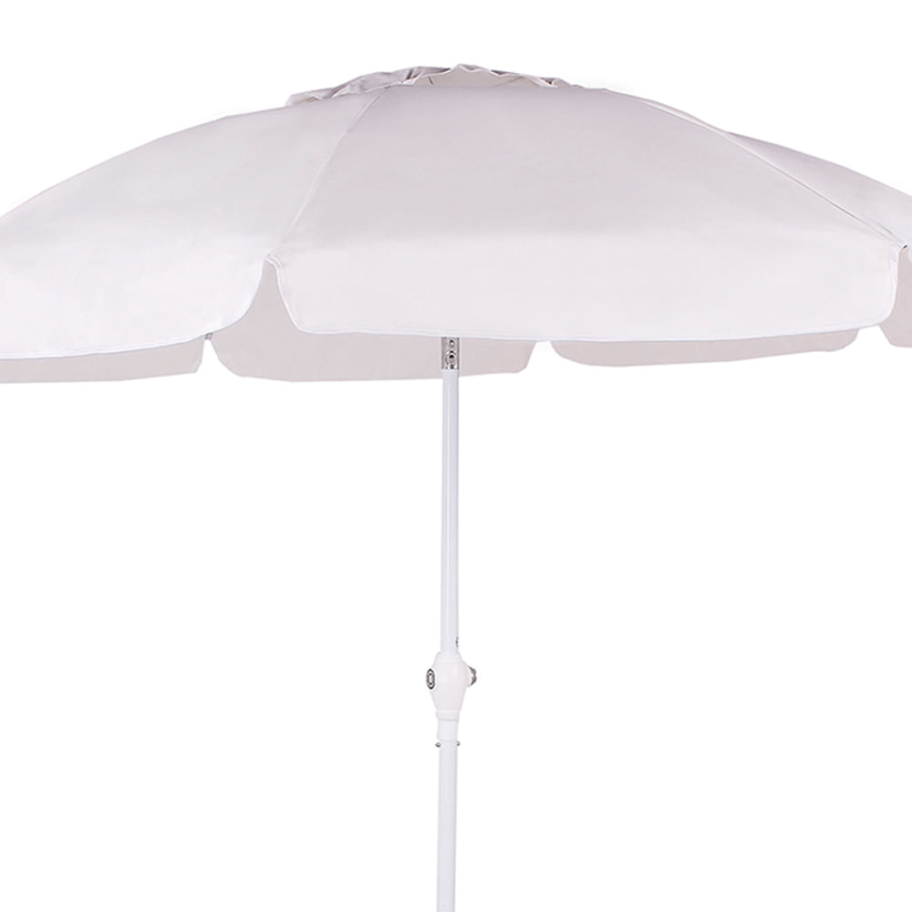 Ombrellone-Arthur-Branco---Varetas-em-Aluminio---Acionado-com-Manivela-220cm---68993