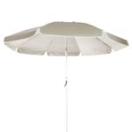 OmbrelloneArthurBegeVaretasemAluminioAcionadocomManivela220cm69016