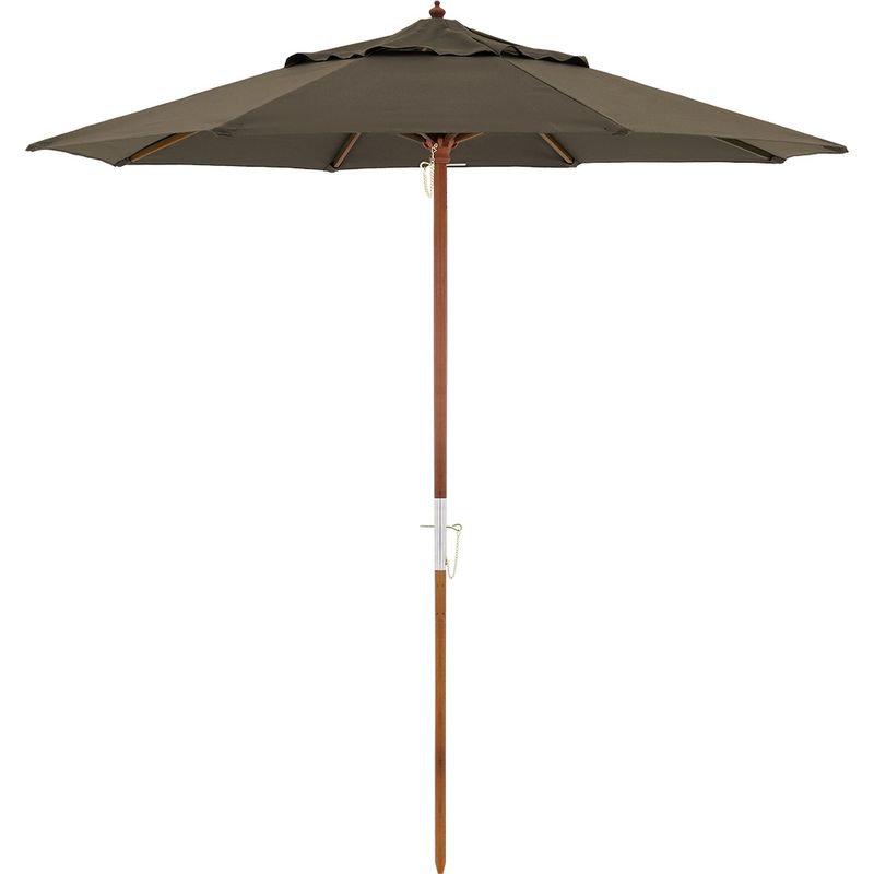 OmbrellonePoliesterVeranuMarrom300cm69131