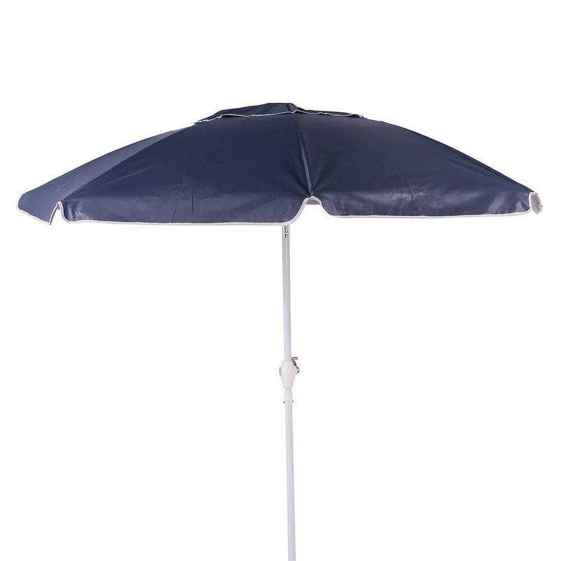 OmbrelloneArthurAzulVaretasemAluminioAcionadocomManivela220cm69004
