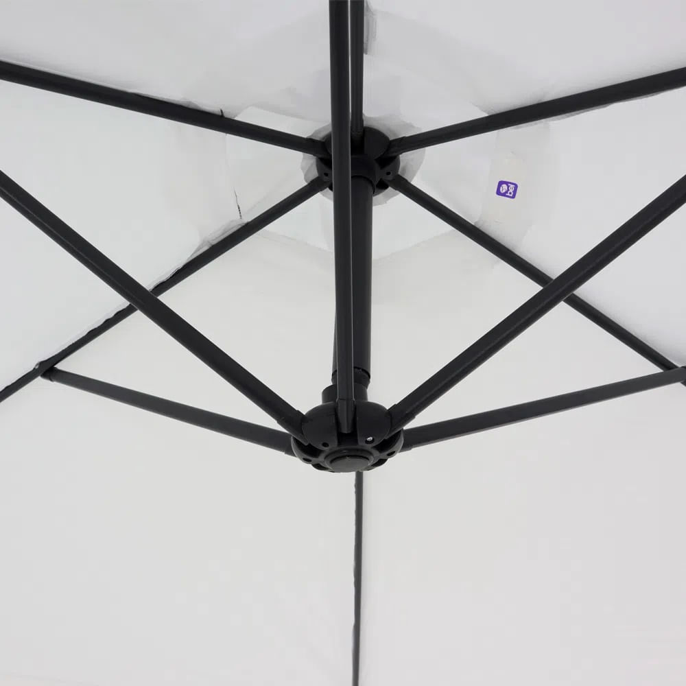 Ombrellone-Ravi-Suspenso---300-cm---Branco---69138