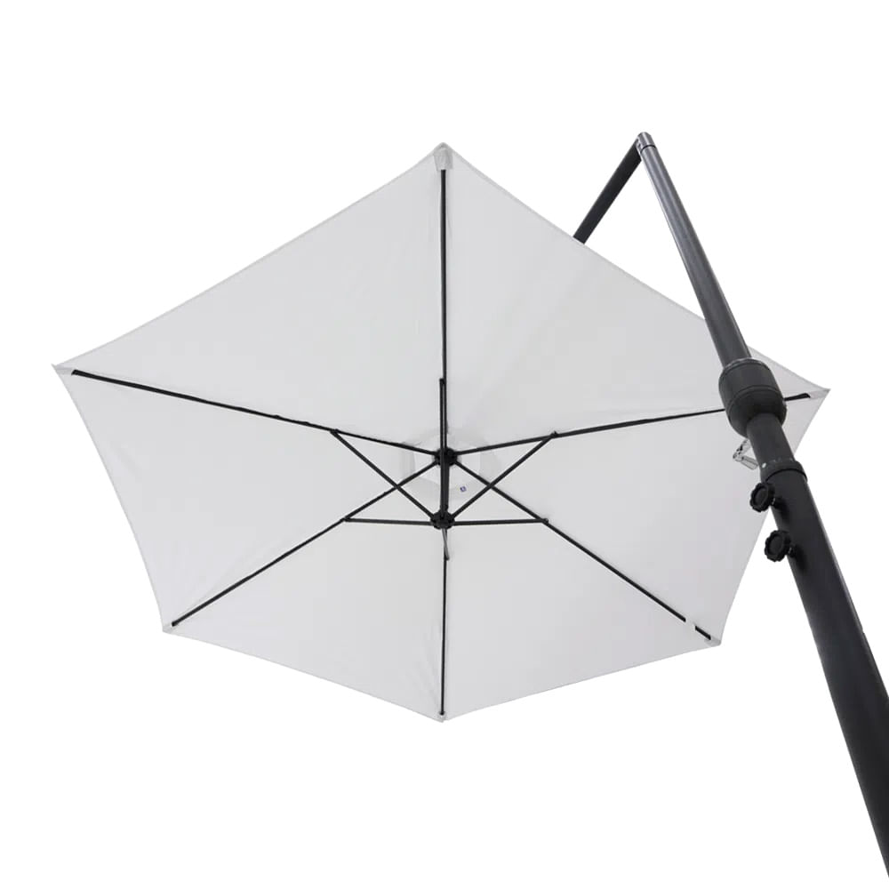 Ombrellone-Ravi-Suspenso---300-cm---Branco---69138