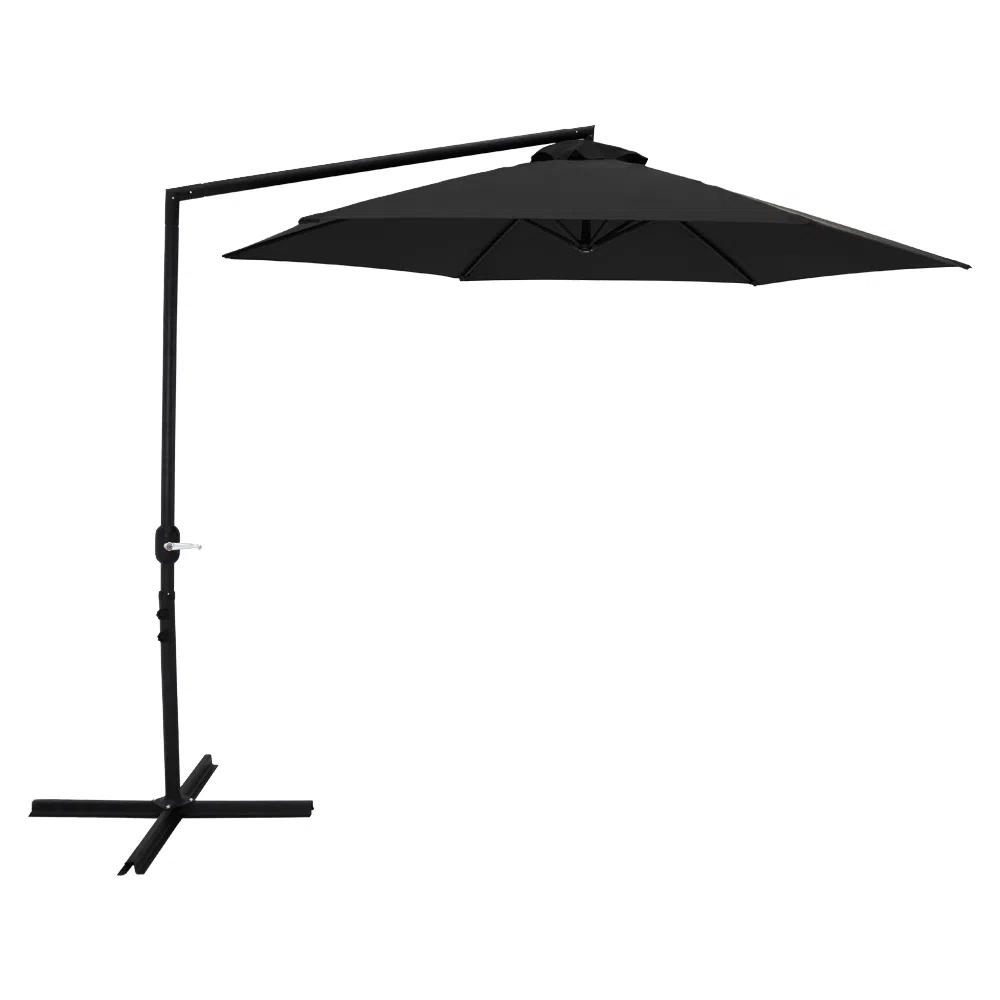 Ombrellone-Ravi-Suspenso---300-cm---Preto---69142-