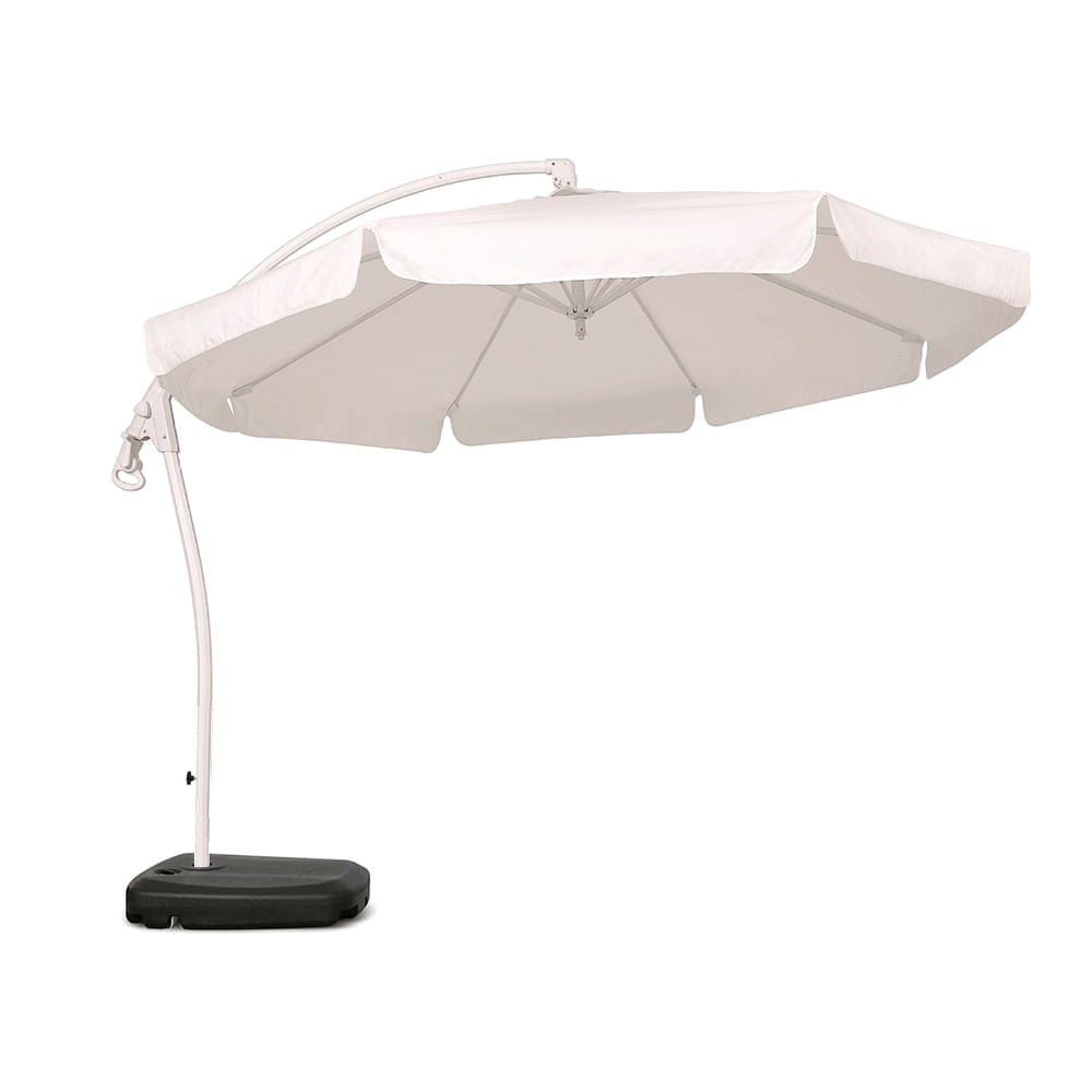 Ombrellone Lueji Branco Susp - com Base 3mts - 69176