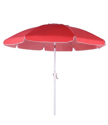 Ombrellone Arthur Vermelho - Varetas em Aluminio - Acionado com Manivela 220cm - 69225