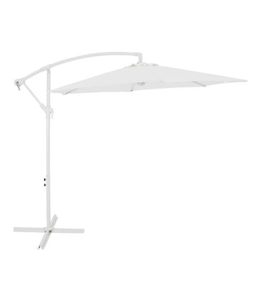 Ombrellone Pereque Suspenso Regulavel Poliester 250 cm Branco 69246