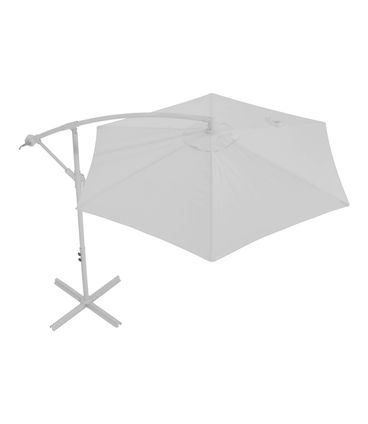 Ombrellone Pereque Suspenso Regulavel Poliester 250 cm Branco 69246