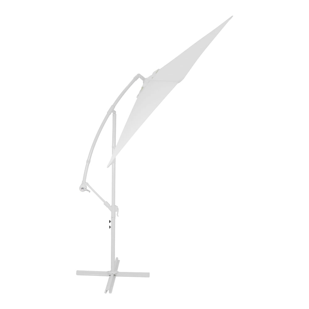 Ombrellone-Pereque-Suspenso-Regulavel-Poliester-250-cm-Branco-69246