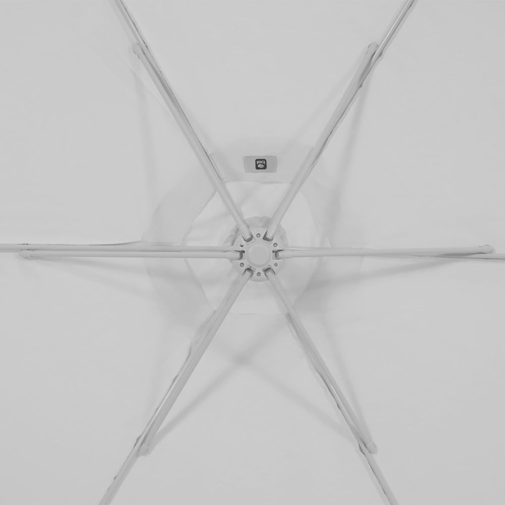 Ombrellone-Pereque-Suspenso-Regulavel-Poliester-250-cm-Branco-69246
