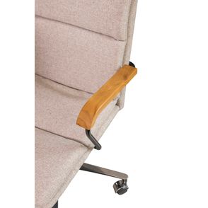 Cadeira Delfos Estofada Cinza Claro Base de Aço Carbono Preto - 69280