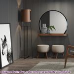 LuminariaSiciliaCupulacorAmendoacomBaseMetalPreta161cm63598