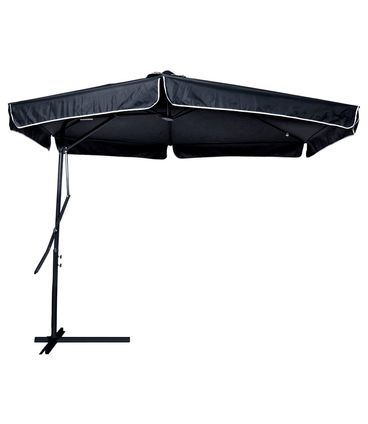 Ombrellone Simone Preto Susp Regulavel Alavanca 3 mts 69367