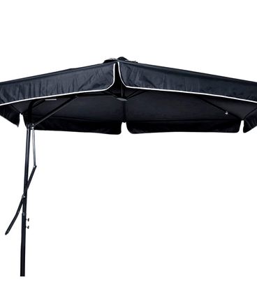 Ombrellone Simone Preto Susp Regulavel Alavanca 3 mts 69367