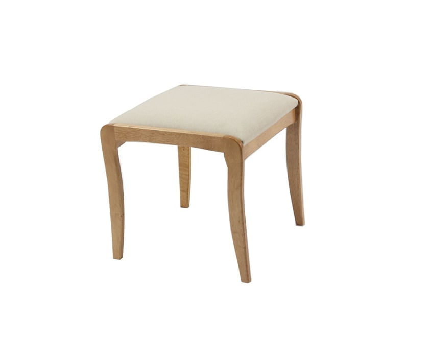 BancoIzzaEstofadoCorPapelcomBaseMadeiraAmendoa45cm69351
