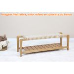 BancoPaixoes138MTLARGAssentoCordacorAreiaEstruturaemMadeiraAmendoa69372