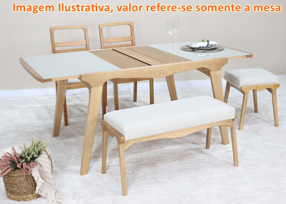 MesaElasticaHeloTampodeVidroFendiClaroeBaseMadeiraCorAmendoa130cm69376