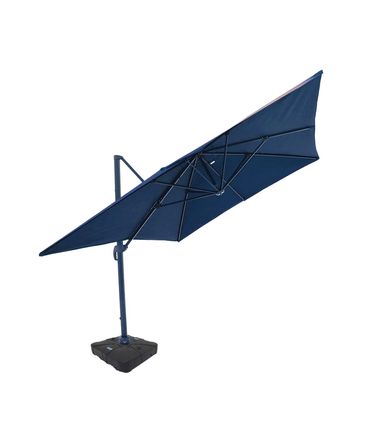 Ombrellone Ulisses Azul Susp com Base e Rodas 3 mts X 4 mts 69392