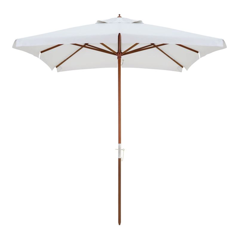 OmbrelloneQuadradoSardenhaBrancoHasteemMadeira205mts
