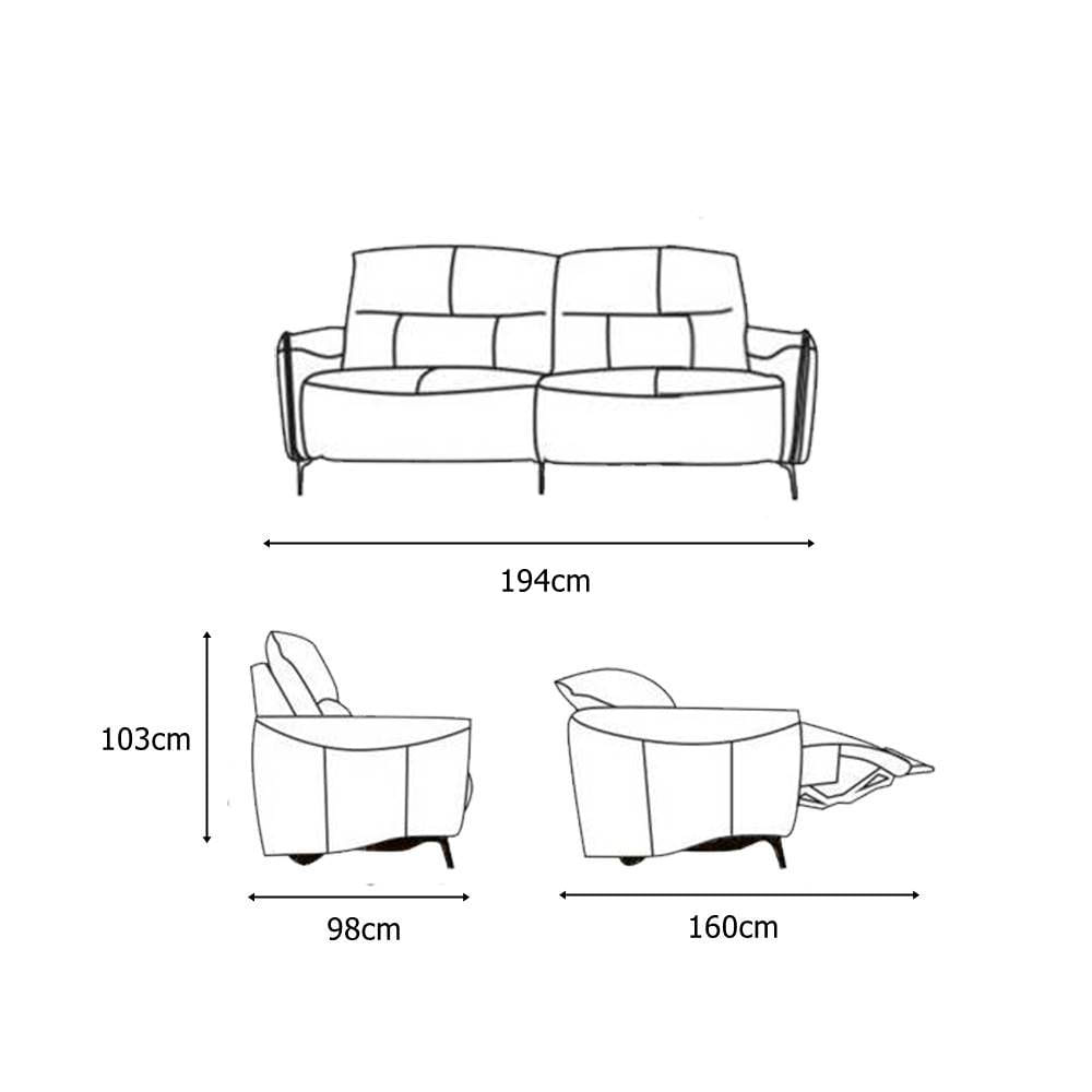 Sofa-Austin-Reclinavel-2-Lugares-Couro-Preto-Pes-Em-Aco-194cm---69522