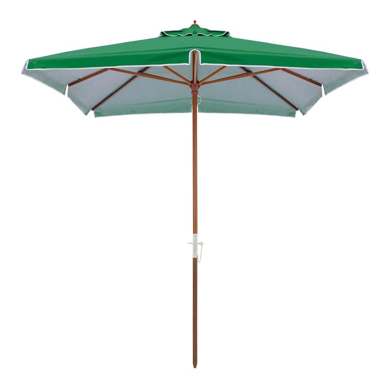 OmbrelloneQuadradoRubiVerdeHasteemMadeira205mts
