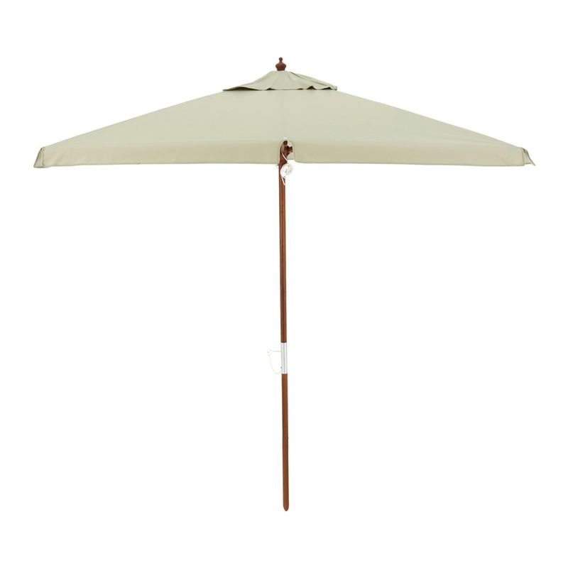 OmbrelloneQuadradoRubiBegeHasteemMadeira205mts