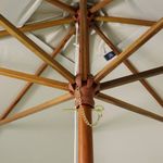 OmbrelloneQuadradoRubiBegeHasteemMadeira205mts