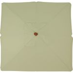 OmbrelloneQuadradoRubiBegeHasteemMadeira205mts