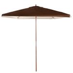 OmbrelloneQuadradoRubiMarromHasteemMadeira205mts
