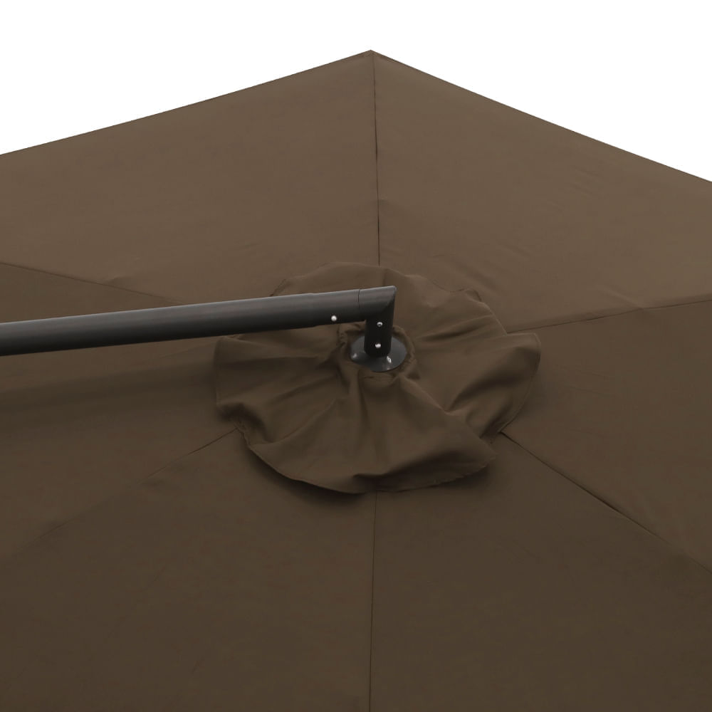 Ombrellone-Ravi-Suspenso-300-cm-Marrom-69245