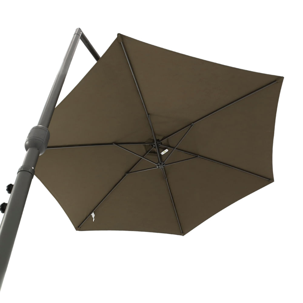 Ombrellone-Ravi-Suspenso-300-cm-Marrom-69245