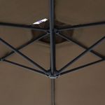 OmbrelloneRaviSuspenso300cmMarrom69245