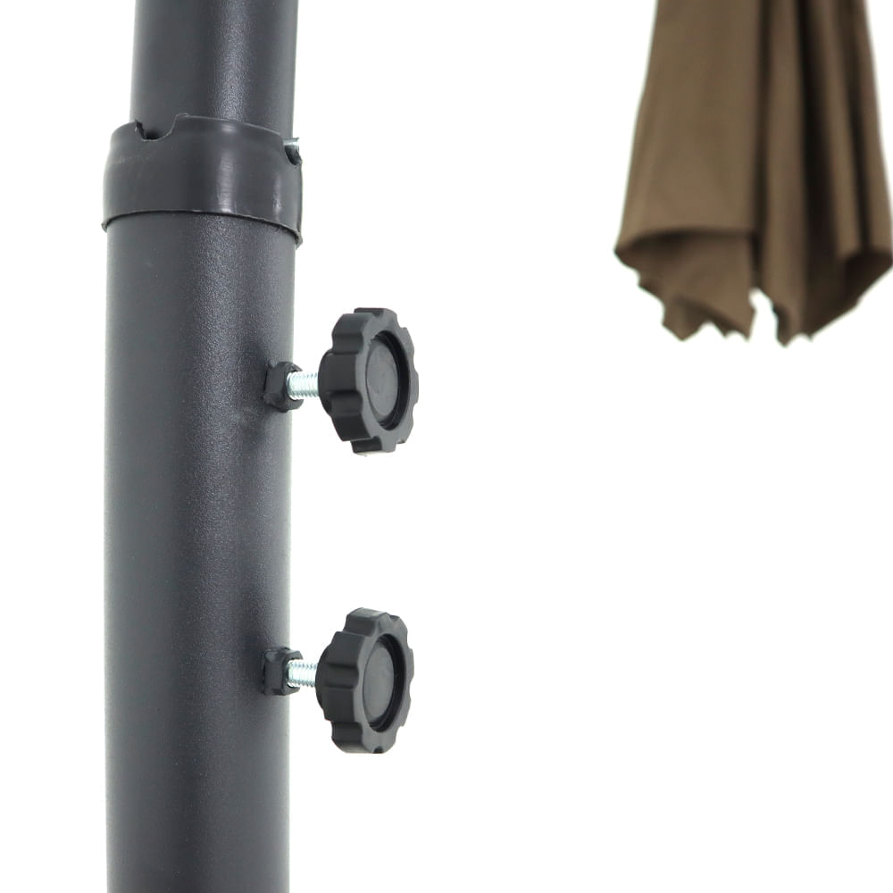 Ombrellone-Ravi-Suspenso-300-cm-Marrom-69245