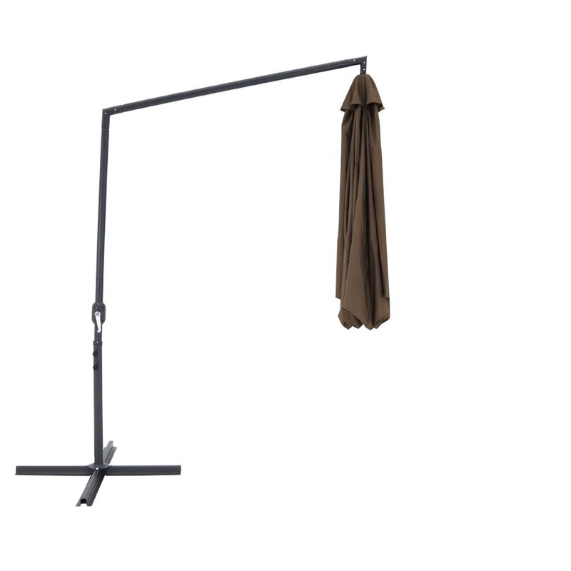 OmbrelloneRaviSuspenso300cmMarrom69245