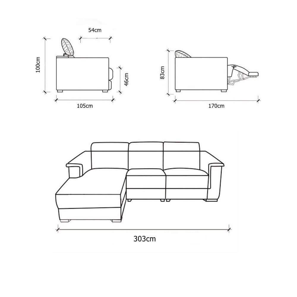 Sofa-Damon-Reclinavel-2-Lugares---Chaise-Couro-Bege-303cm---69627