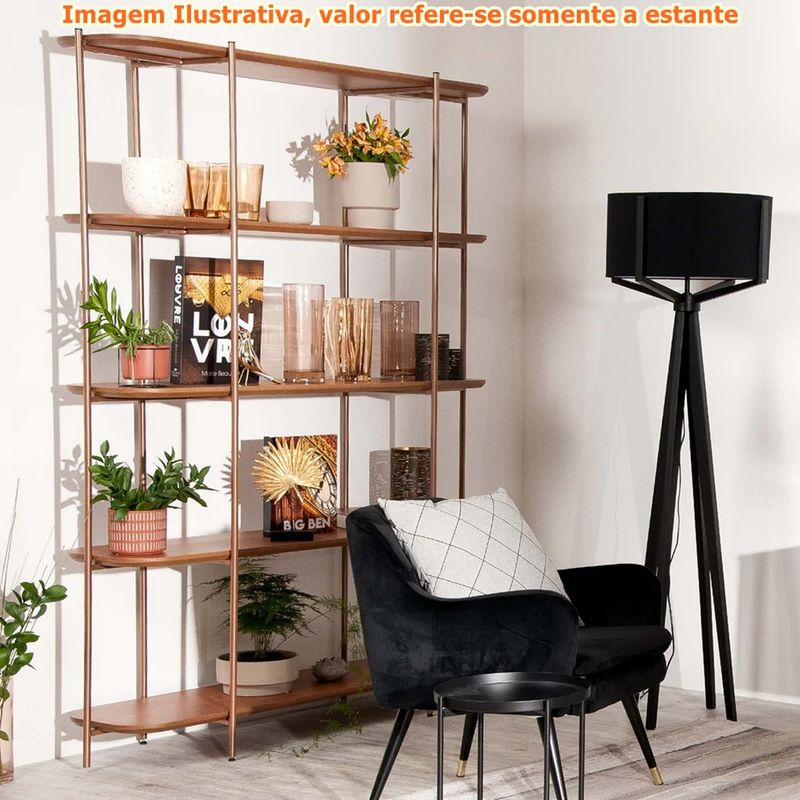 EstanteLogicaAmendoaEstruturaFerroCobre140cm68961